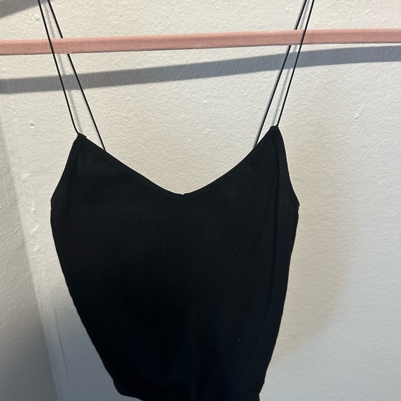 Free People Bodysuit Black Size L - Picture 1 of 2